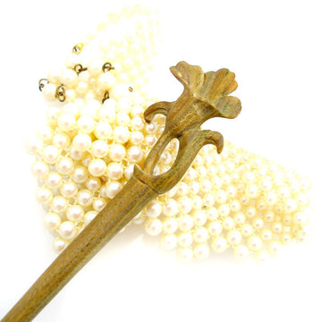 CrystalMood Handmade Carved Wood Hair Stick Morning Glory Boxwood